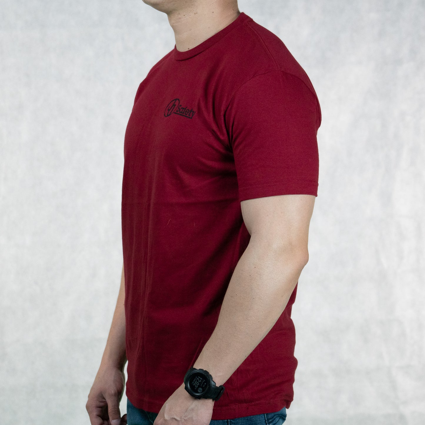 JJ Safety LLC Dark Red T-Shirt