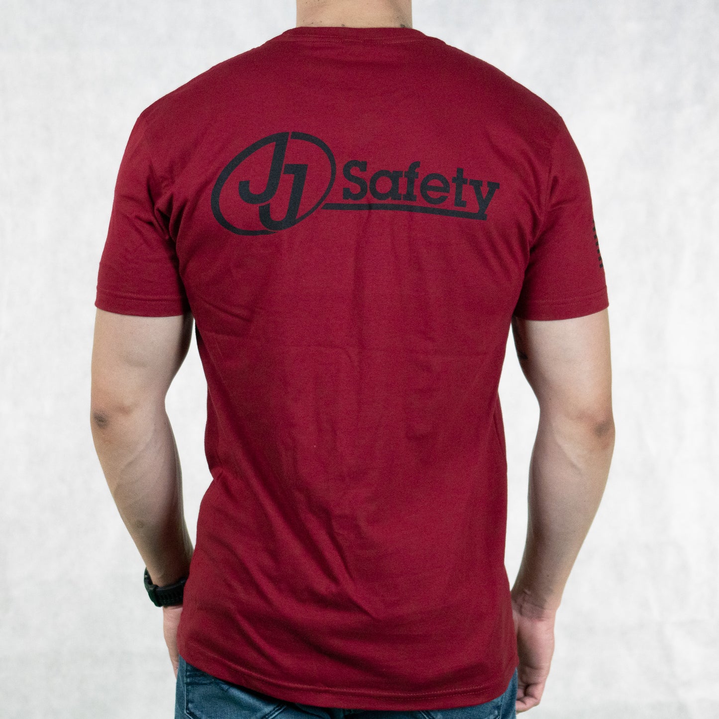 JJ Safety LLC Dark Red T-Shirt