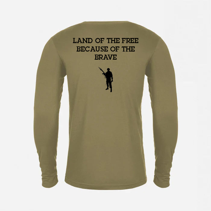 JJ Safety LLC Military Green Veteran's Long Sleeve