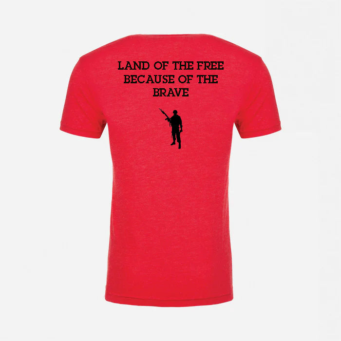 JJ Safety LLC Red Veteran's T-Shirt