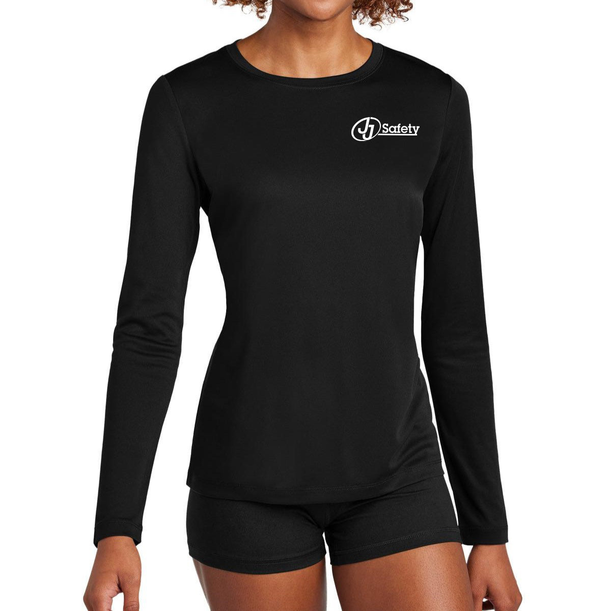 Women's Black Athletic Long Sleeve