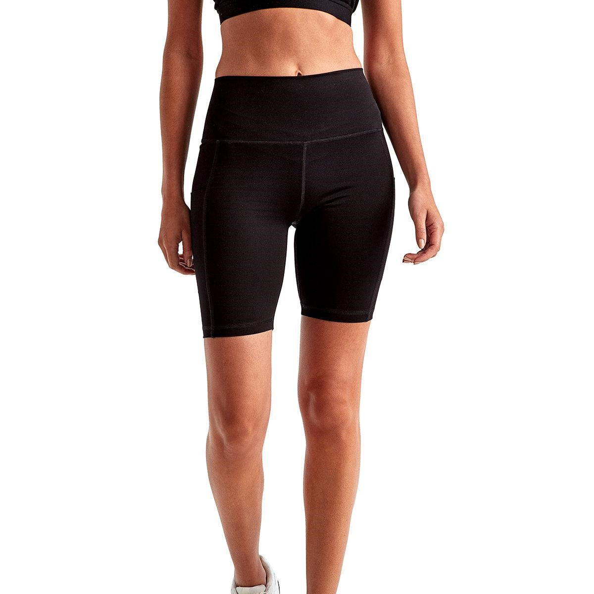 Women's Black Athletic Shorts