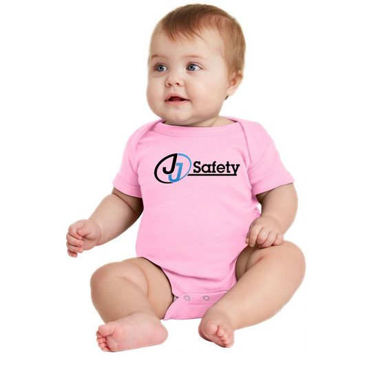 JJ Safety LLC Light Pink Infant Onesie