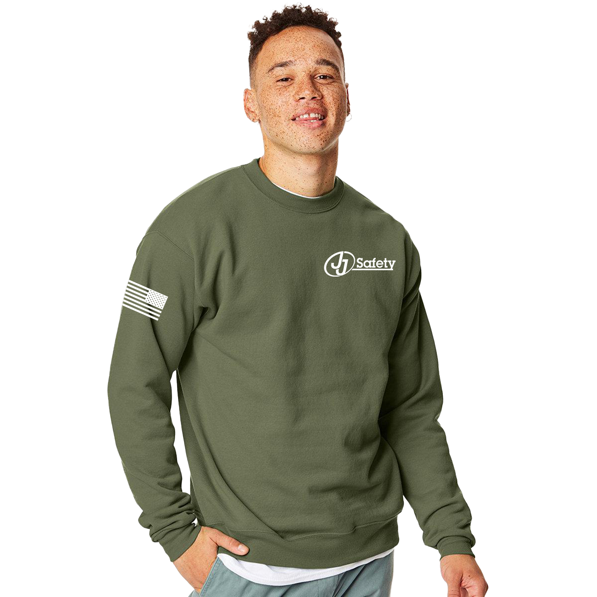 JJ Safety LLC Military Green Pull Over