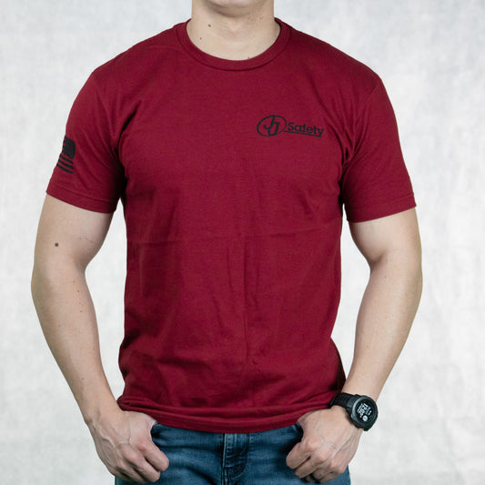 JJ Safety LLC Dark Red T-Shirt