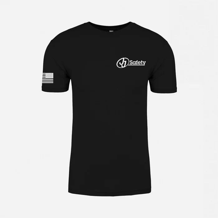 JJ Safety LLC Black "Good Enough Is The Enemy Of Greatness" T-Shirt