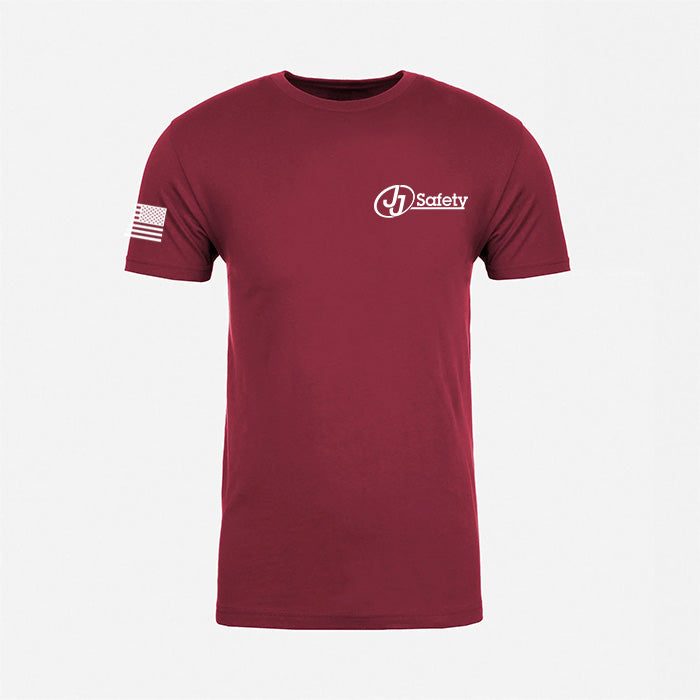 JJ Safety LLC Dark Red "Good Enough Is The Enemy Of Greatness" T-Shirt