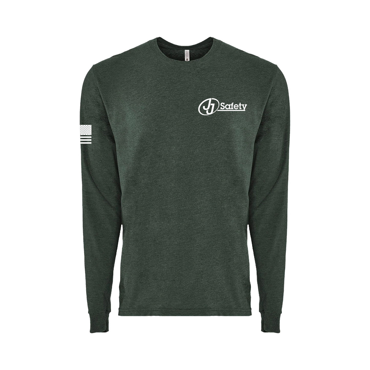 JJ Safety LLC Heather Green "Good Enough Is The Enemy Of Greatness" Long Sleeve