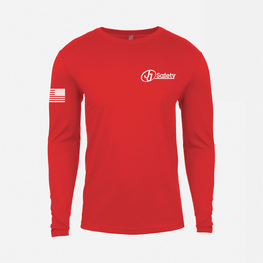 JJ Safety LLC Red "Good Enough Is The Enemy Of Greatness" Long Sleeve