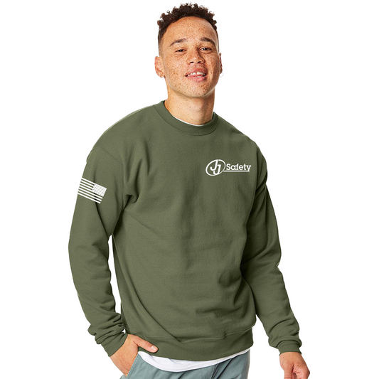 JJ Safety LLC Military Green "I Identify As Safe" Pull Over