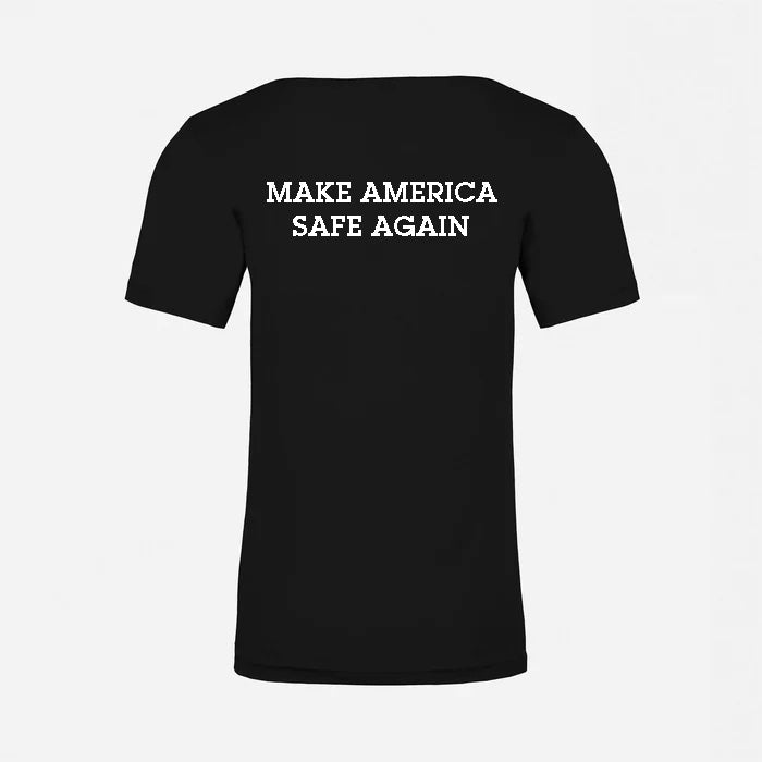 JJ Safety LLC Black "Make America Safe Again" T-Shirt