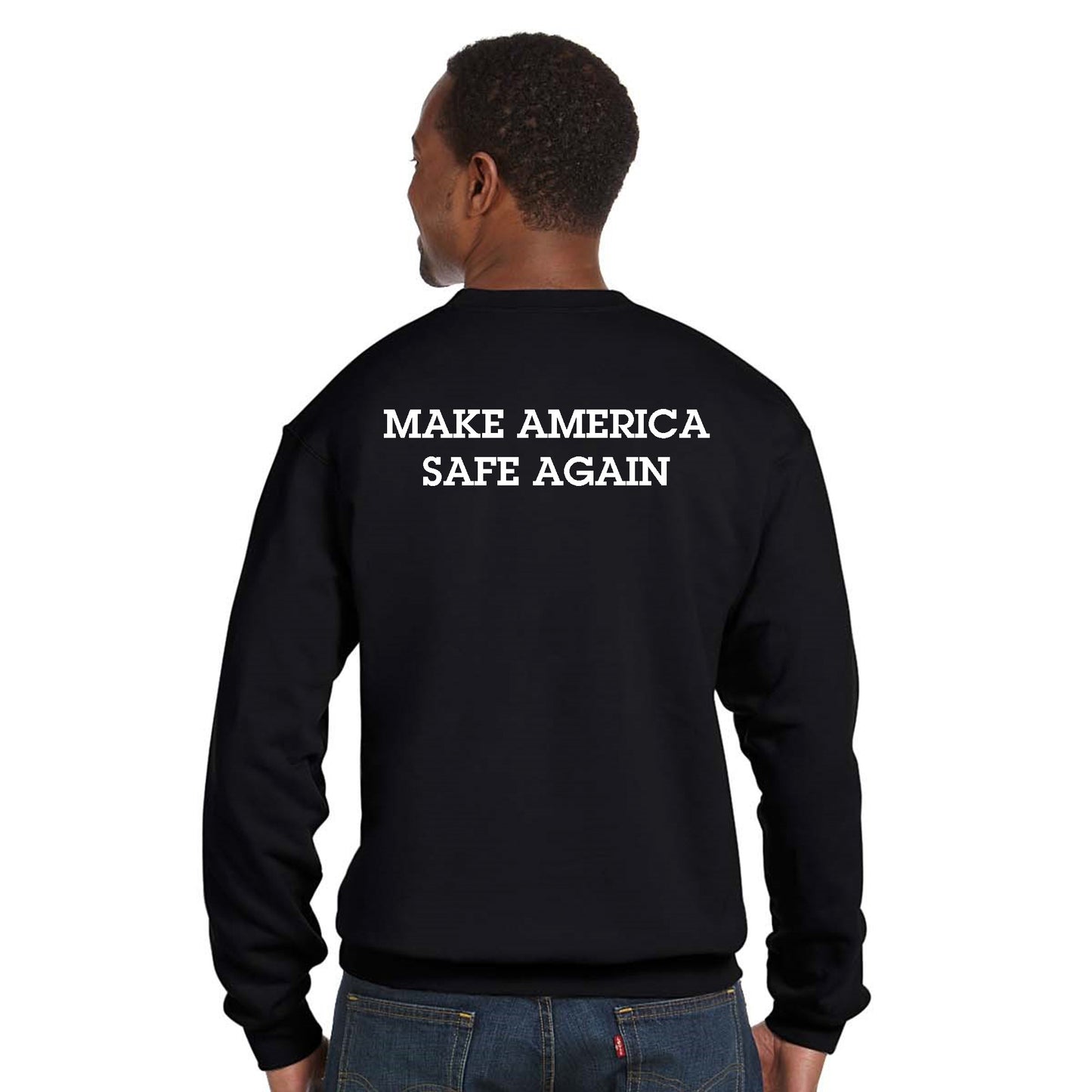 JJ Safety LLC Black "Make America Safe Again" Pull Over