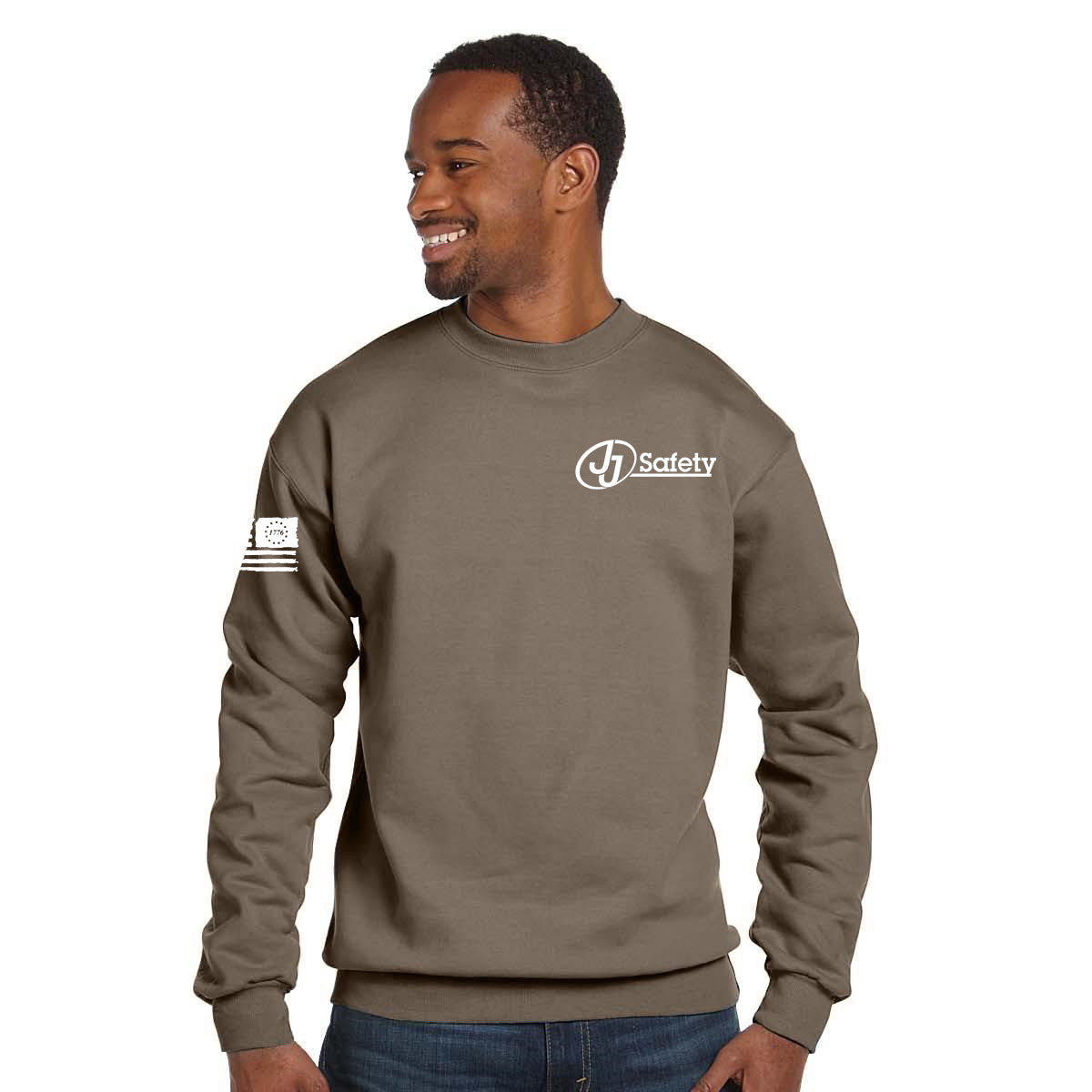 JJ Safety LLC Espresso "Make America Safe Again" Pull Over