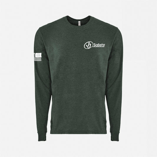 JJ Safety LLC Heather Green "Make America Safe Again" Long Sleeve