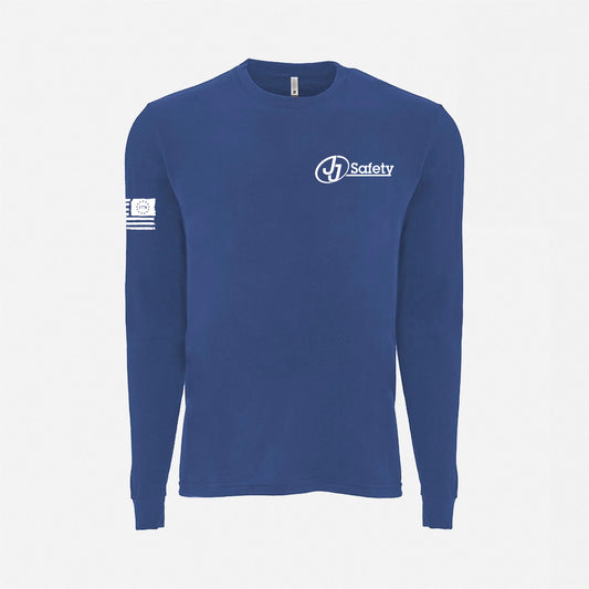 JJ Safety LLC Royal Blue "Make America Safe Again" Long Sleeve