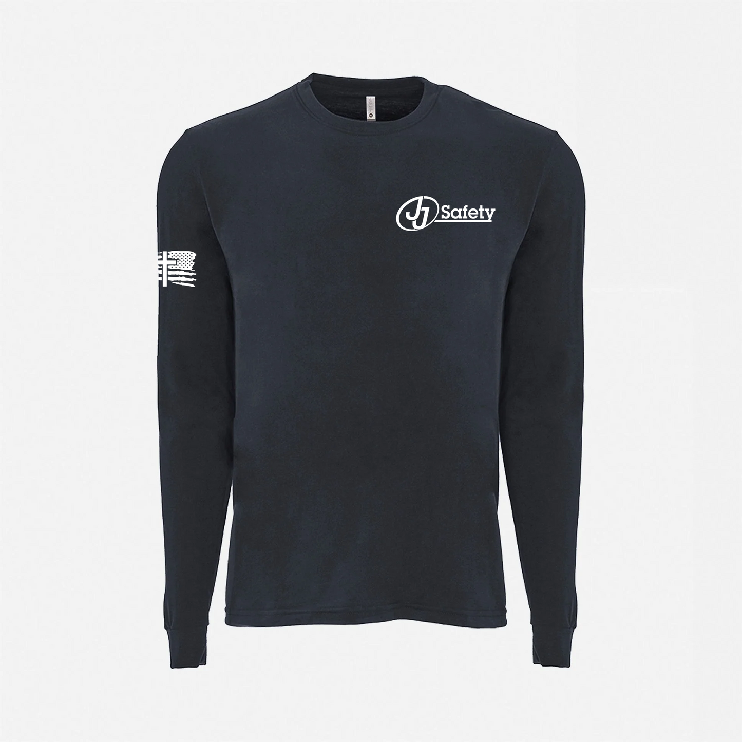 JJ Safety LLC Navy Blue "Philippians 4:13" Long Sleeve