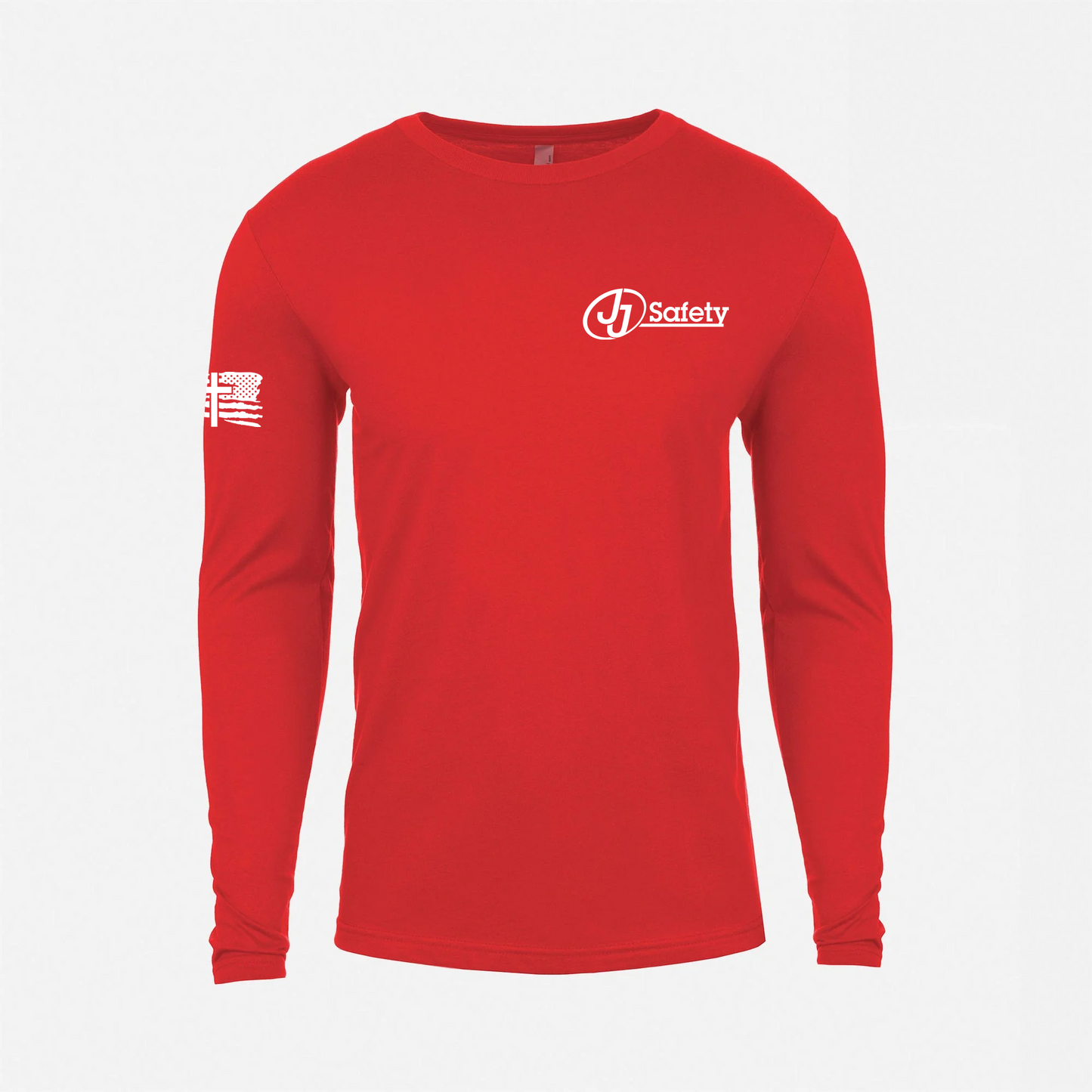 JJ Safety LLC Red "Philippians 4:13" Long Sleeve