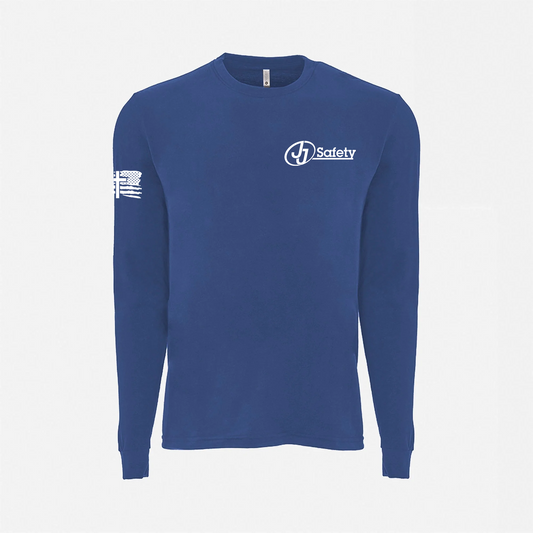 JJ Safety LLC Royal Blue "Philippians 4:13" Long Sleeve