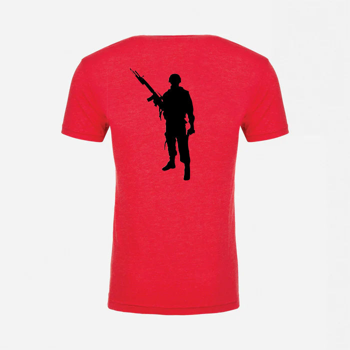 JJ Safety LLC Red Veteran's T-Shirt