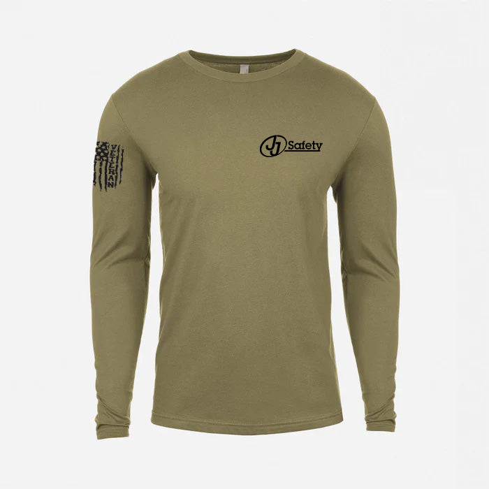 JJ Safety LLC Military Green Veteran's Long Sleeve