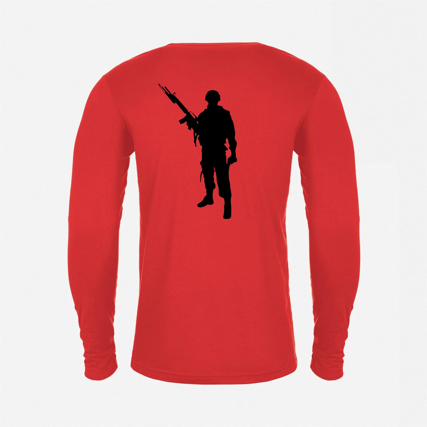 JJ Safety LLC Red Veteran's Long Sleeve